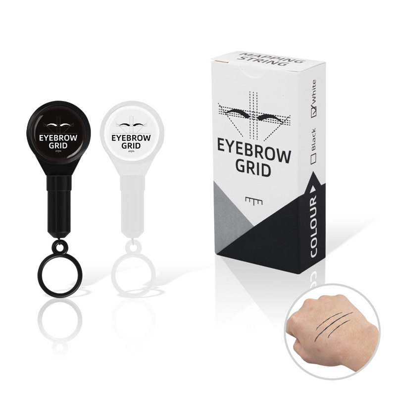Extractable Mapping Measuring Brow String Pre-Inked Microblading String Thread Eyebrow Grid