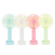 2 in 1 Mini Fan Phone Holder Portable HandFan Cool Small USB Rechargeable Desk Fan