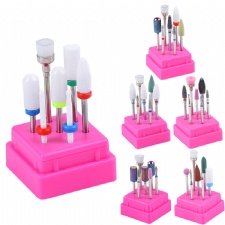 Custom 7 Pieces Tungsten Steel Manicure Tools Electric Nail Grinder Ceramic Carbide Nail Drill Bits Set for Drill Machine