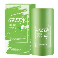 Organic Green Tea Anti-Acne Whitening Moisturizing Mud Eggplant Facial Clay Mask Stick for Beauty & Personal Care