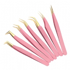 High Quality Stainless Steel Lashes Tweezer Eyelash Extension Tweezers