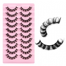 Handmade Russian Strip False Eyelashes Soft Natural Long Fluffy 3D Mink Lashes Makeup Tool Extension Fake Eye Lashes